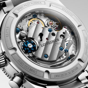 LONGINES 浪琴 Spirit Pilot 先行者系列 Flyback 飛返計時手上鏈機械錶 39mm L37214936