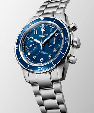 LONGINES 浪琴 Spirit Pilot 先行者系列 Flyback 飛返計時手上鏈機械錶 39mm L37214936