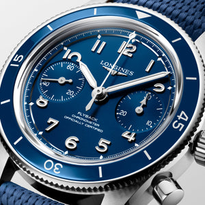 LONGINES 浪琴 Spirit Pilot 先行者系列 Flyback 飛返計時手上鏈機械錶 39mm L3.721.4.93.9