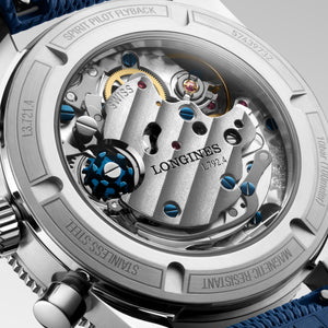 LONGINES 浪琴 Spirit Pilot 先行者系列 Flyback 飛返計時手上鏈機械錶 39mm L3.721.4.93.9