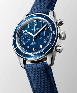 LONGINES 浪琴 Spirit Pilot 先行者系列 Flyback 飛返計時手上鏈機械錶 39mm L3.721.4.93.9