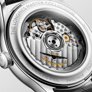 LONGINES 浪琴 MASTER 巨擘系列淺藍麥穗紋自動機械腕錶 39mm L2.949.4.99.2 (L29494992)