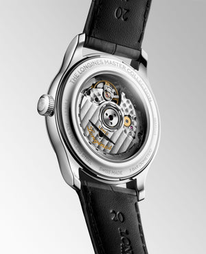 LONGINES 浪琴 MASTER 巨擘系列淺藍麥穗紋自動機械腕錶 39mm L2.949.4.99.2 (L29494992)