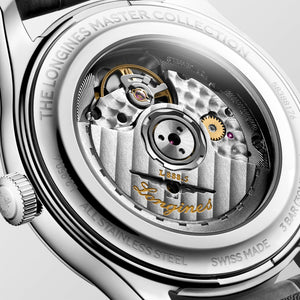 LONGINES 浪琴 MASTER 巨擘系列淺藍麥穗紋自動機械腕錶 41mm L2.950.4.99.2 (L29504992)