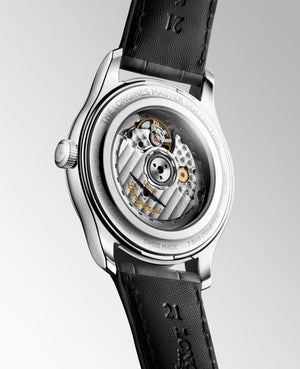 LONGINES 浪琴 MASTER 巨擘系列淺藍麥穗紋自動機械腕錶 41mm L2.950.4.99.2 (L29504992)