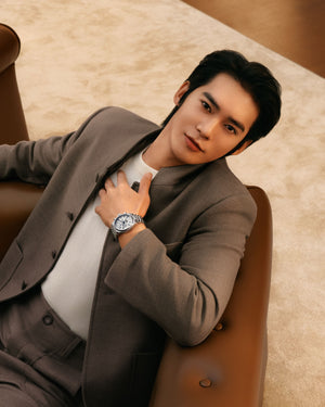 LONGINES 浪琴 MASTER 巨擘系列全日曆月相導柱輪計時自動機械腕錶 41mm L2.962.4.73.6 (L29624736)