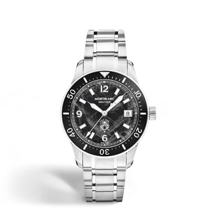 MontBlanc 萬寶龍 Iced Sea 系列日期顯示冰川紋自動腕錶 0 Oxygen 零氧特別版 38mm MB136765