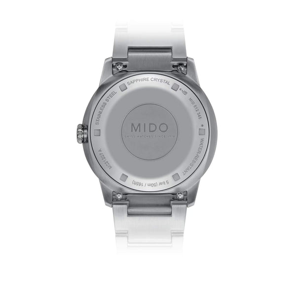 MIDO Commander 美度香榭系列水藍色機械腕錶 35mm M0212071104100