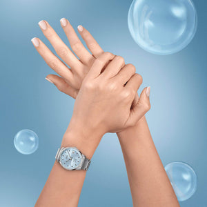 MIDO Commander 美度香榭系列水藍色機械腕錶 35mm M0212071104100