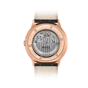 MIDO 美度 Commander Gradient 香榭系列煙灰漸層玫瑰金色PVD80小時機械腕錶 40mm M0214073641100 - 新萬國鐘錶