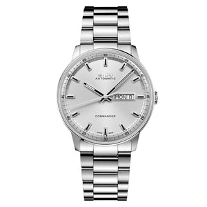 MIDO 美度 Commander 香榭系列 Datoday 星期日期顯示優雅機械腕錶 40mm M0214301103100