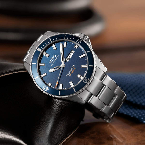 MIDO 美度 OCEAN STAR 海洋之星系列200米潛水自動上鍊腕錶 42.5mm M0264301104100