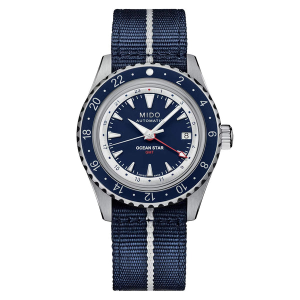 Mido 美度 Ocean Star GMT 海洋之星兩地時區腕錶 40.5mm M0268291804100