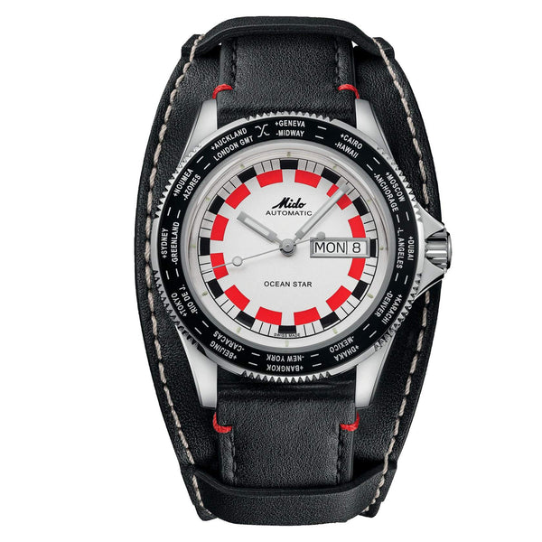 Mido 美度 Ocean Star Worldtimer 海洋之星200米世界時區潛水腕錶 40.5mm M0268301603000