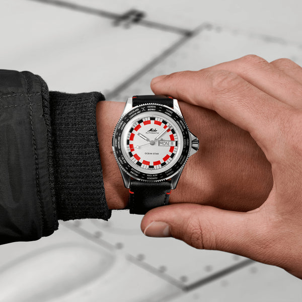 Mido 美度 Ocean Star Worldtimer 海洋之星200米世界時區潛水腕錶 40.5mm M0268301603000
