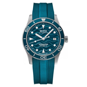 MIDO 美度 Ocean Star 39 海洋之星200米超薄潛水腕錶(附贈橡膠錶帶) 39mm M0269071104101 - 新萬國鐘錶