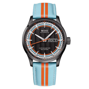 MIDO 美度 Multifort 先鋒系列 Chronometer 1 天文台認證矽游絲80小時黑色PVD機械腕錶 42mm M0384313605100
