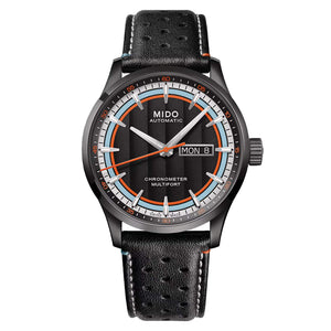 MIDO 美度 Multifort 先鋒系列 Chronometer 1 天文台認證矽游絲80小時黑色PVD機械腕錶 42mm M0384313605100