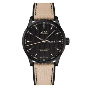 MIDO 美度 MULTIFORT 先鋒系列黑色PVD天文台認證腕錶 42mm M0384313705109 - 新萬國鐘錶