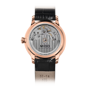 MIDO 美度 BARONCELLI 永恆系列PVD玫瑰金珍珠貝錶盤 34mm M0392073610600