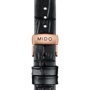 MIDO 美度 BARONCELLI 永恆系列PVD玫瑰金珍珠貝錶盤 34mm M0392073610600