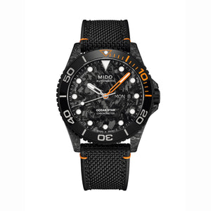 MIDO 美度 OCEAN STAR 海洋之星陶瓷圈200米碳纖維天文台認證限量錶 42.5mm M0424317708100