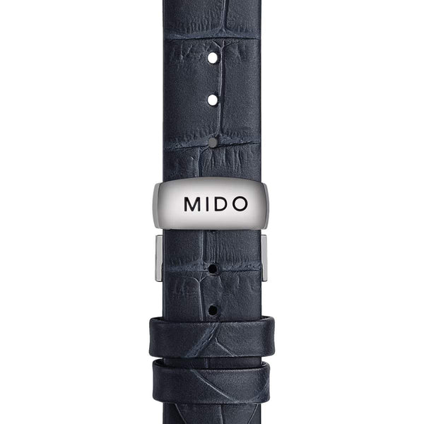 MIDO 美度 RAINFLOWER 花雨系列藍色珍珠母貝真鑽自動上鍊機械錶 34mm M0432071613100 - 新萬國鐘錶