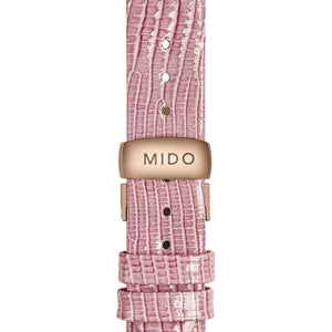 MIDO 美度 RAINFLOWER 花雨系列玫瑰金色PVD自動上鍊機械腕錶 34mm M0432073601100 - 新萬國鐘錶