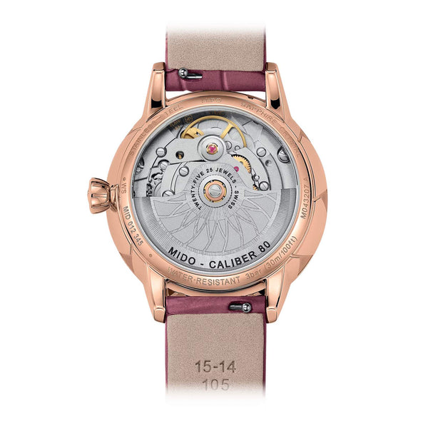 MIDO RAINFLOWER 美度花雨系列機械女士腕錶 34mm M0432073610600