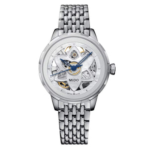 MIDO 美度 RAINFLOWER Blossom 花雨系列蓮花鏤空機械腕錶 34mm M0432361110100