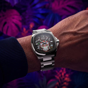 MIDO 美度 MULTIFORT 先鋒系列 TV Big Date Alebrijes大日期窗亡靈節2026特別版腕錶 40mm M049.526.11.081.02