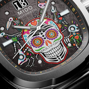 MIDO 美度 MULTIFORT 先鋒系列 TV Big Date Alebrijes大日期窗亡靈節2026特別版腕錶 40mm M049.526.11.081.02
