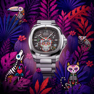 MIDO 美度 MULTIFORT 先鋒系列 TV Big Date Alebrijes大日期窗亡靈節2026特別版腕錶 40mm M049.526.11.081.02