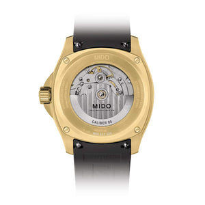 MIDO 美度 MULTIFORT 先鋒系列 TV Big Date PVD黃金大日期窗腕錶 40mm M0495263302100