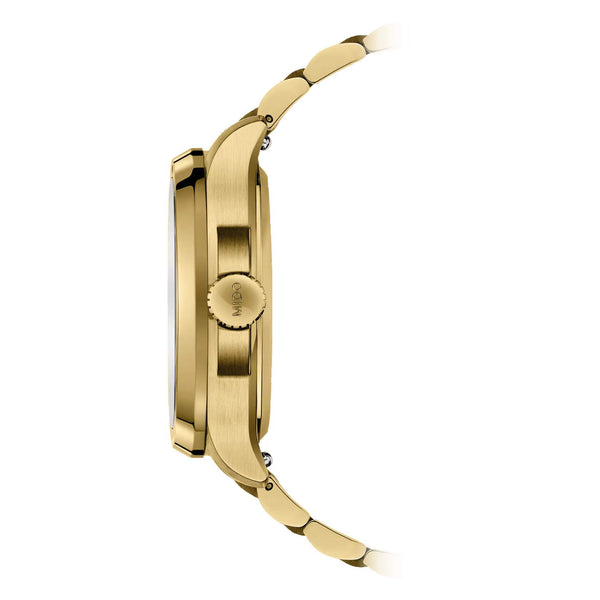 MIDO 美度 MULTIFORT 先鋒系列 TV Big Date PVD黃金大日期窗腕錶 40mm M0495263302100