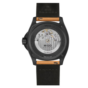 MIDO 美度 MULTIFORT 先鋒系列 TV Big Date 大日期窗黑色PVD特別版腕錶 40mm M049.526.36.081.00