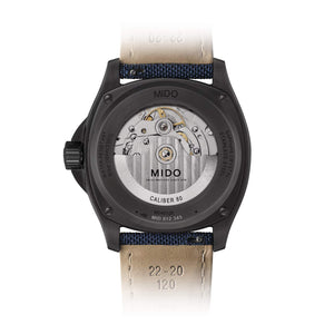 MIDO 美度 MULTIFORT 先鋒系列 TV Big Date 黑色PVD大日期窗腕錶 40mm M0495263704100