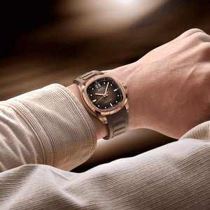 MIDO 美度 MULTIFORT 先鋒系列 TV Big Date PVD玫瑰金大日期窗腕錶 40mm M0495263729100