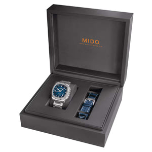 MIDO 美度 MULTIFORT 先鋒系列 TV 電視機計時機械腕錶 42mm M0495271104100