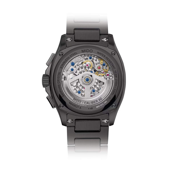 MIDO 美度 MULTIFORT 先鋒系列 TV 電視機PVD黑計時機械腕錶 42mm M0495273308100