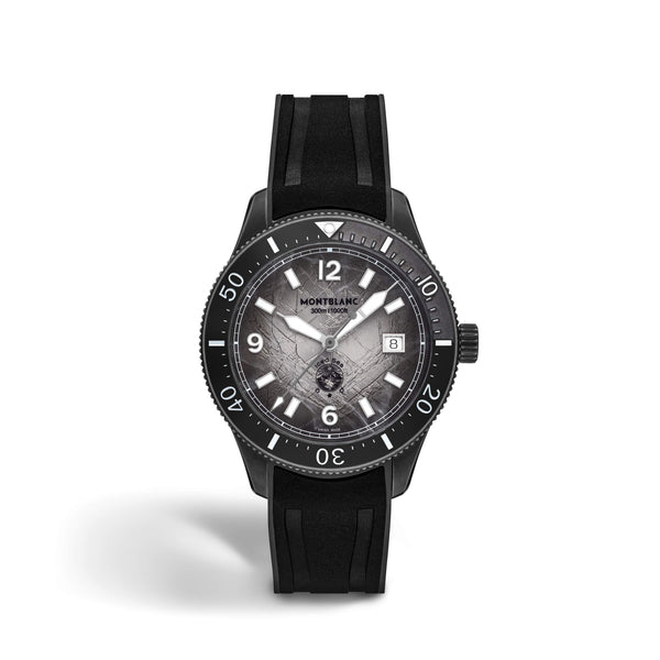 MontBlanc 萬寶龍 Iced Sea 系列300米日期顯示0 Oxygen 零氧自動潛水腕錶 41mm MB134017