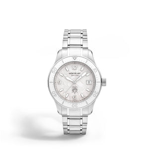 MontBlanc 萬寶龍 Iced Sea 系列日期顯示自動腕錶 0 Oxygen 零氧特別版 38mm MB134024