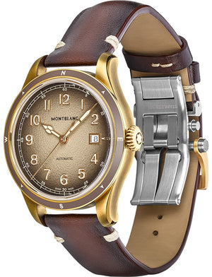 MontBlanc 萬寶龍 1858 系列 0 Oxygen 零氧青銅特別版日期顯示自動機械腕錶 41mm MB134339