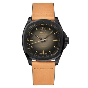 MIDO 美度 MULTIFORT 先鋒系列 TV Big Date 大日期窗黑色PVD特別版腕錶 40mm M049.526.36.081.00 