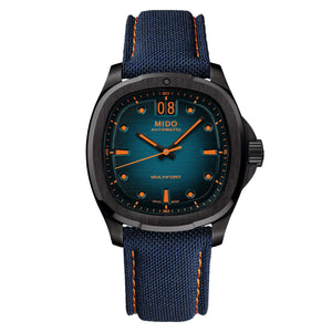 MIDO 美度 MULTIFORT 先鋒系列 TV Big Date 黑色PVD大日期窗腕錶 40mm M0495263704100