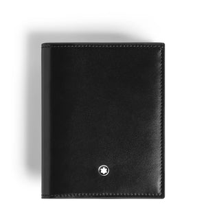 MONTBLANC 萬寶龍 大師傑作系列 6卡袖珍皮夾 MB223133 黑色/橡木紅