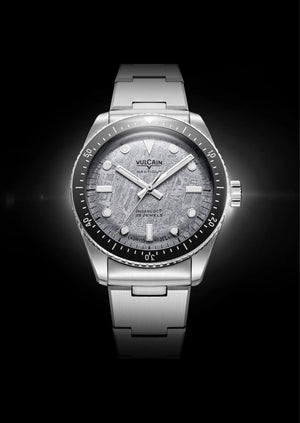 VULCAIN 窩路堅 Skindiver 潛水員系列200米隕石面限量機械腕錶 38mm 660170T17.BHM286