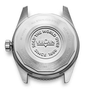 VULCAIN 窩路堅 Skindiver 潛水員系列200米隕石面限量機械腕錶 38mm 660170T17.BHM286