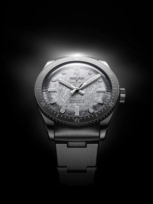 VULCAIN 窩路堅 Skindiver 潛水員系列200米隕石面限量機械腕錶 38mm 660170T17.BHM286