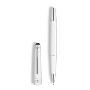 MontBlanc 萬寶龍大師傑作（大班）系列白色 Classique 鋼珠筆 MB137121